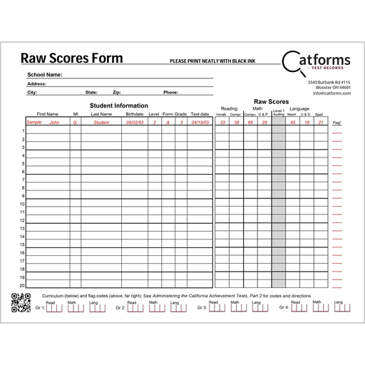 [Raw] Recording from Raw Scores
