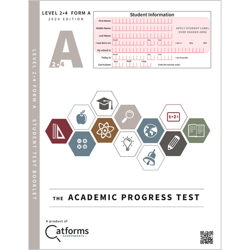 [A24] Academic Progress Test, Level 2•4, Form A with scoring