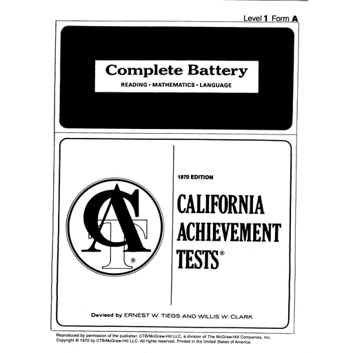 [1S] Level 1 Booklet Scoring