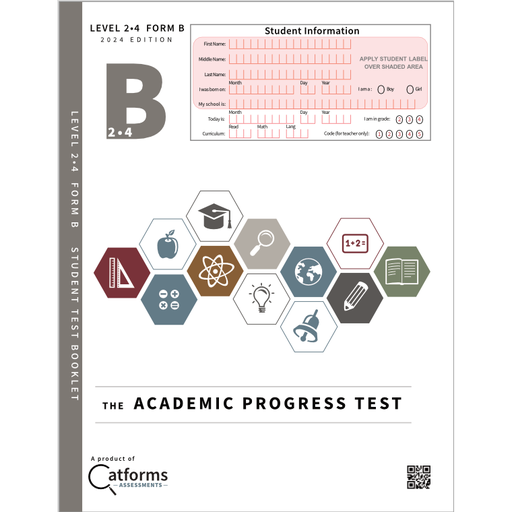 [B24] Academic Progress Test, Level 2•4, Form B with scoring 